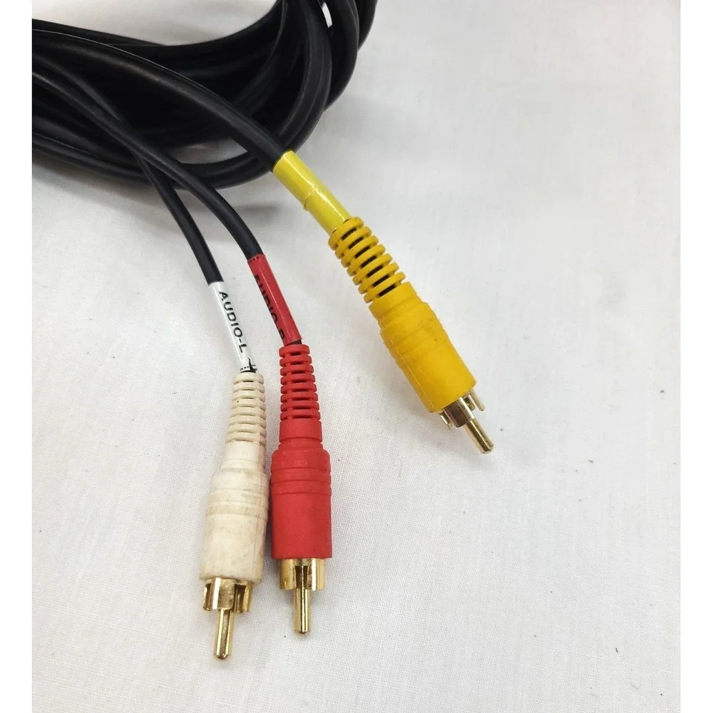 3 RCA Audio Video AV Cable 12' 3RCA L+R+V HDTV DVD